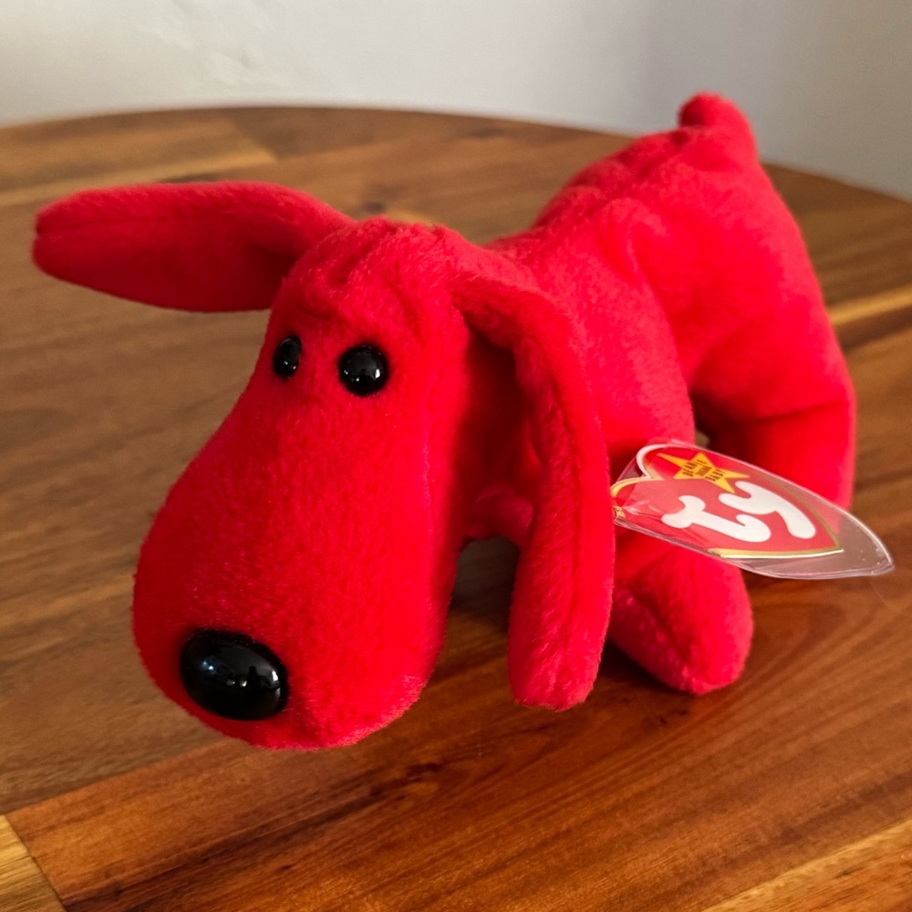Ty Beanie Baby Rover the Red Dog 1996 - Retired/PVC Pellets